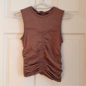 Zara pink ruched tank - Size S